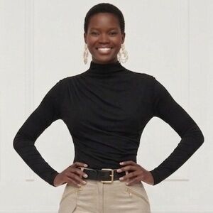 ✨123 Gathered Long Sleeve Top